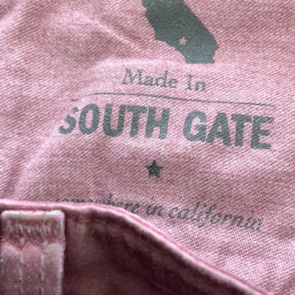 Woman's Adiano Goldschmeid AG Maroon Legging Super Skinny Ankle Faux Leather - Picture 12 of 12